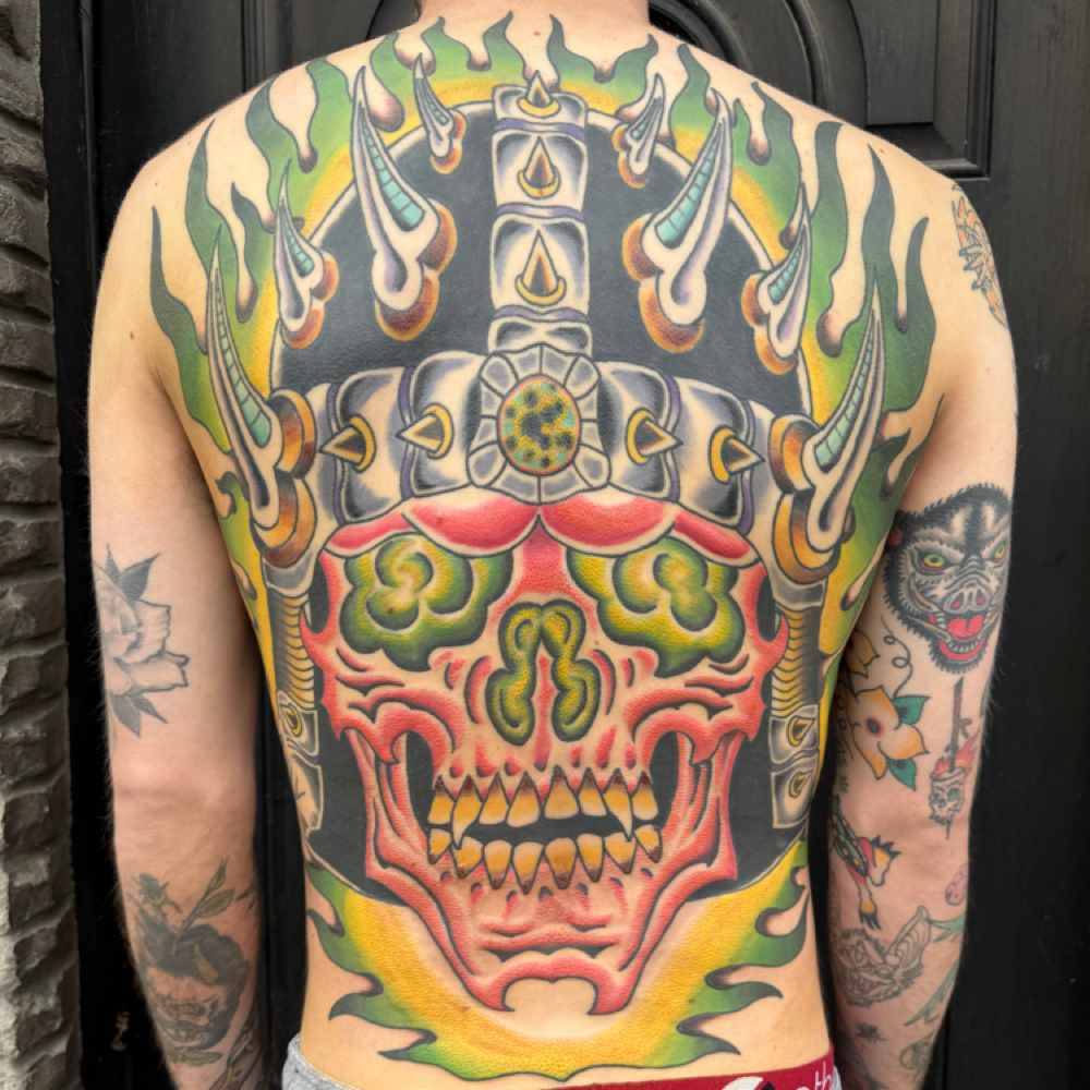 Large Tattoo Session at Tony Caprai Tattoos in Boise, ID