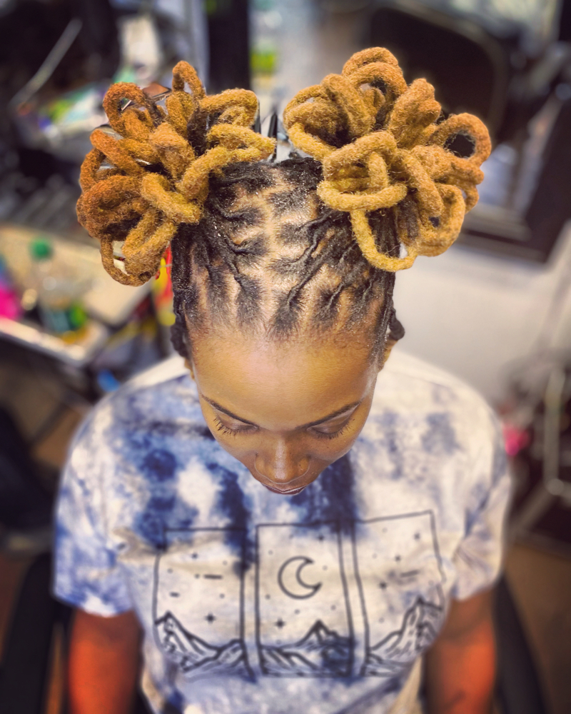 Loc Petal Bun