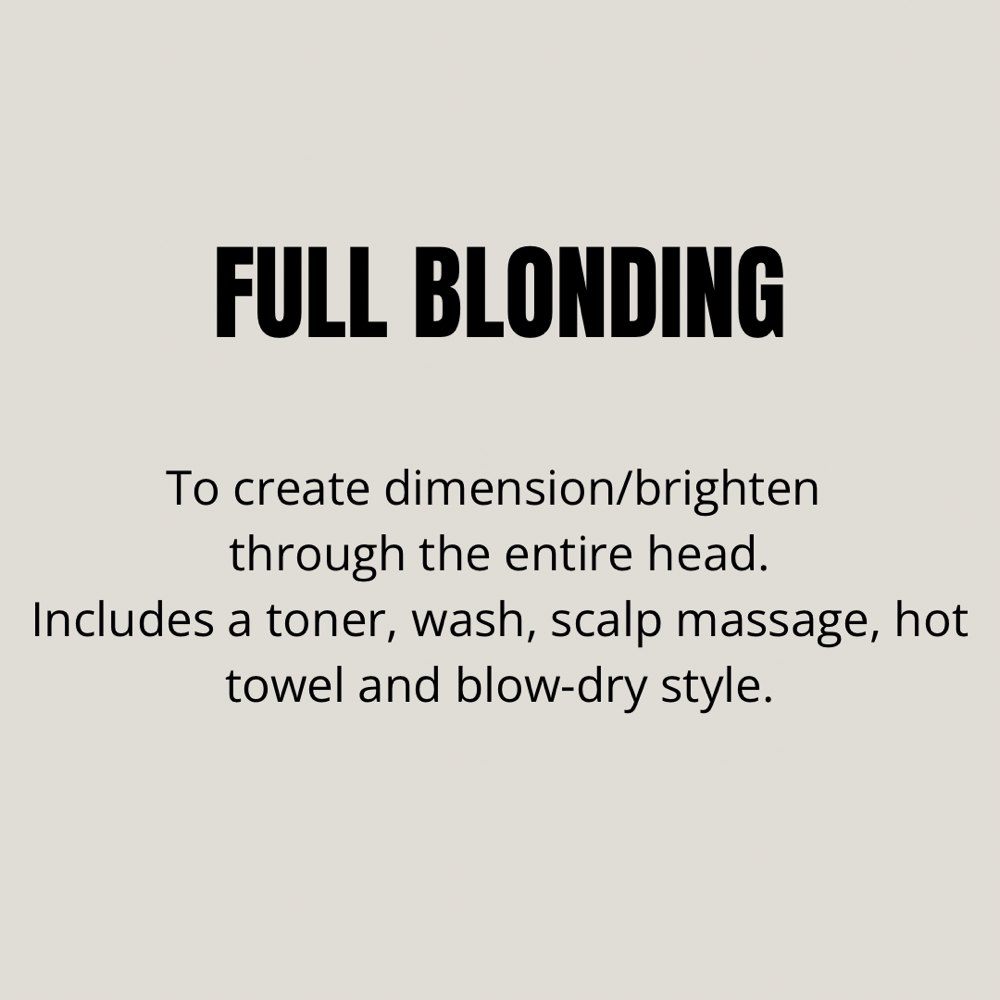 Full Blonding