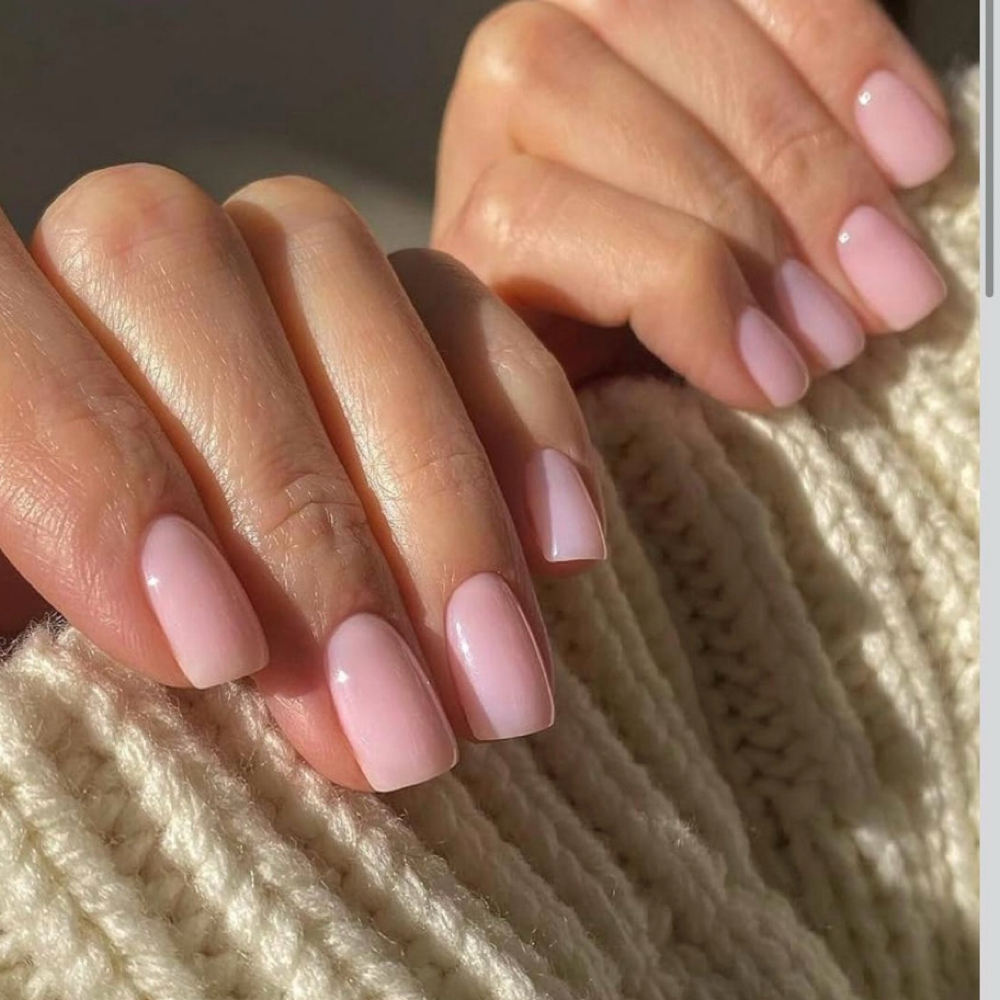 Russian Manicure + Base Gel at Meka Nail Studio in Newton, MA
