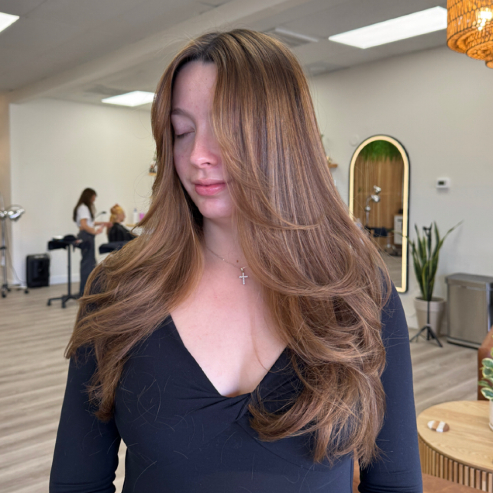 Partial Foil Placement at HairwithMaria in Las Vegas, NV