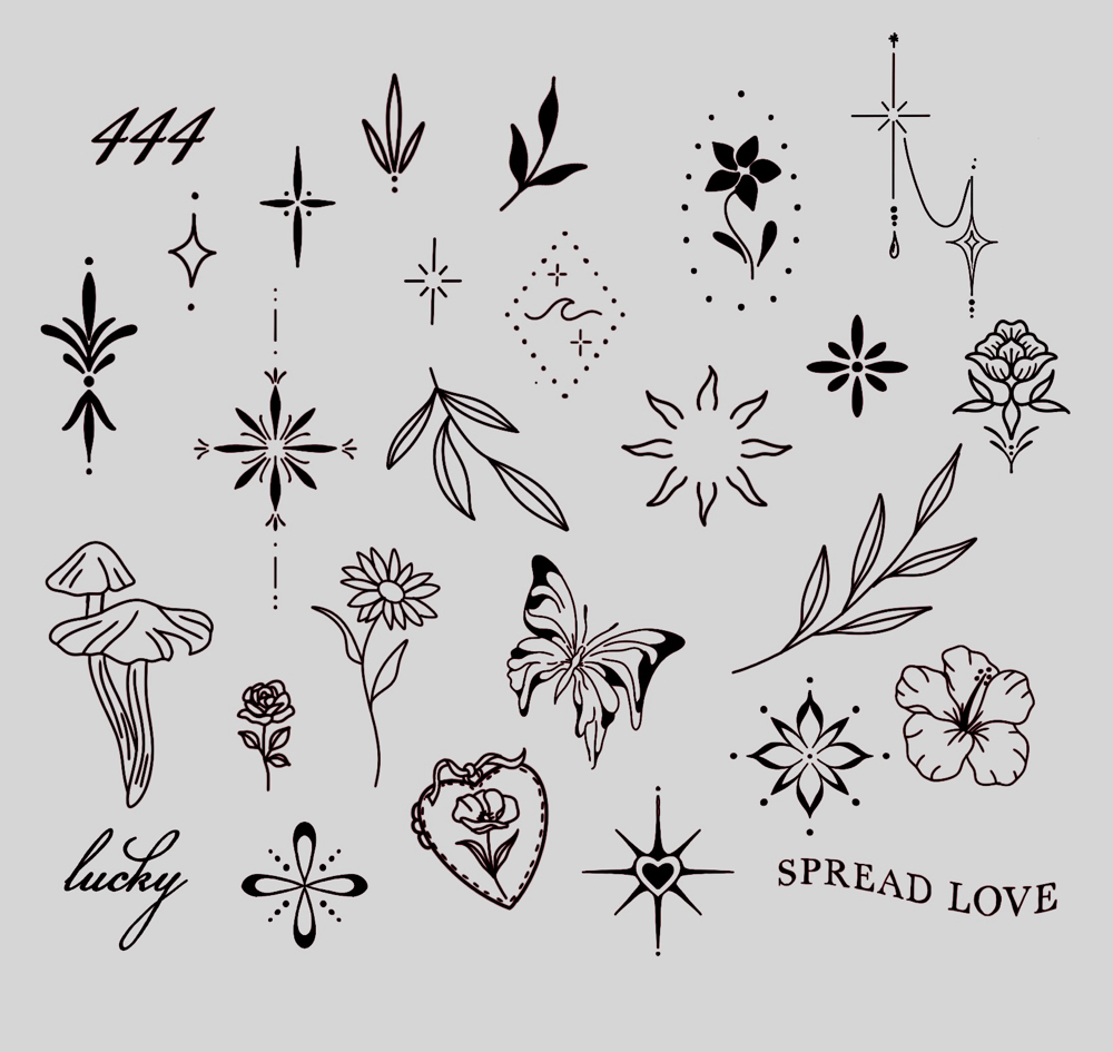 Tiny Tattoo Flash