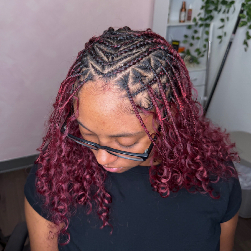 Tribal Knotless Braids