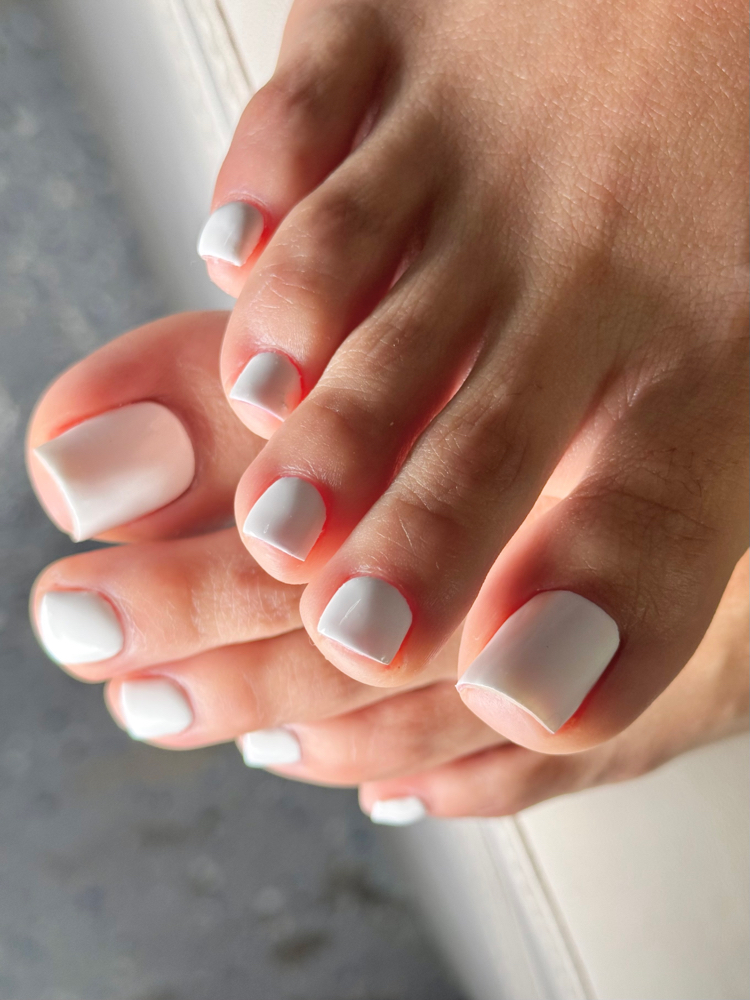 Gel Color Change on Toes