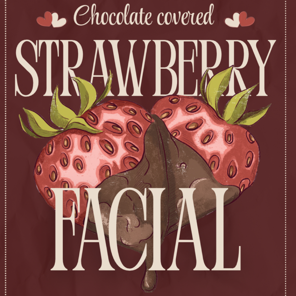 Chocolate Strawberry Facial(60mins)