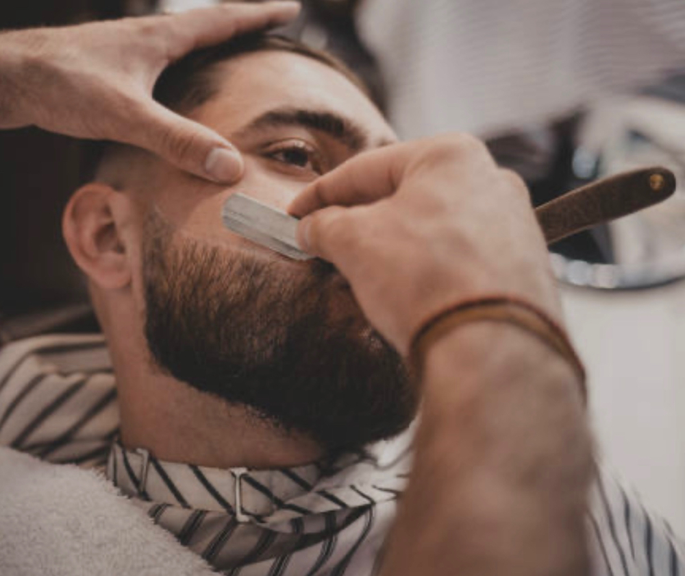 Beard Trim With Razor Line Up