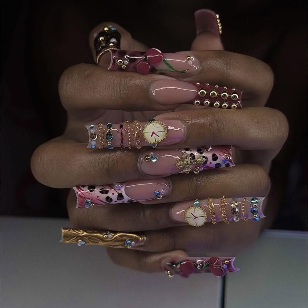 3D Nail Charms & Jewelry at Nailsbycarina in Leland, NC