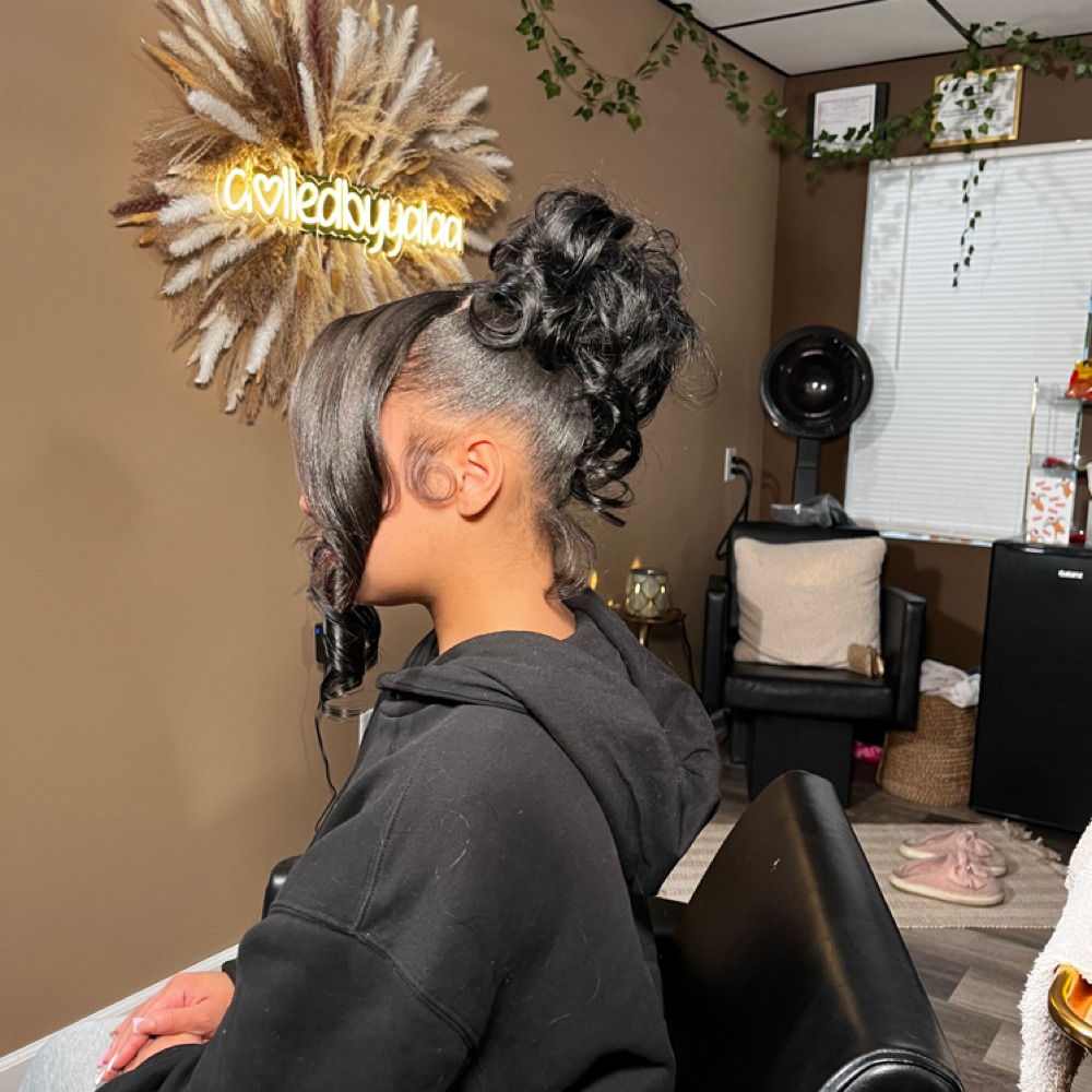 Ponytails at dolledbyyalaa in Youngstown, OH