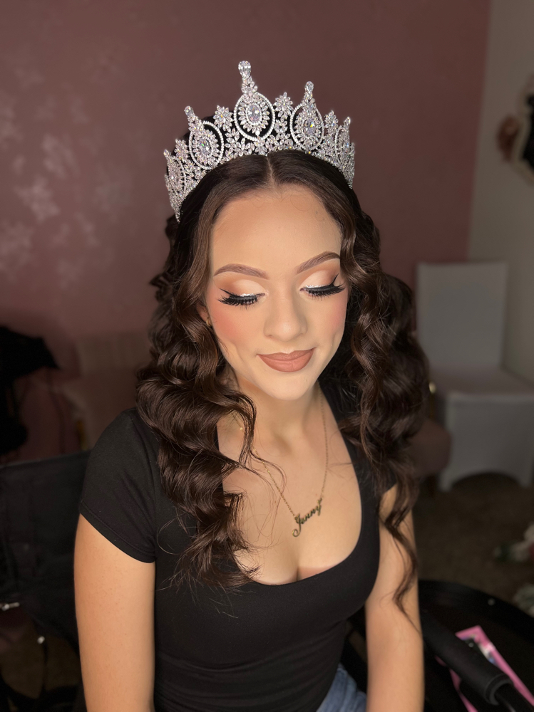 QUINCEAÑERA MAKEUP APPLICATION at iluvchantalle in Conroe, TX