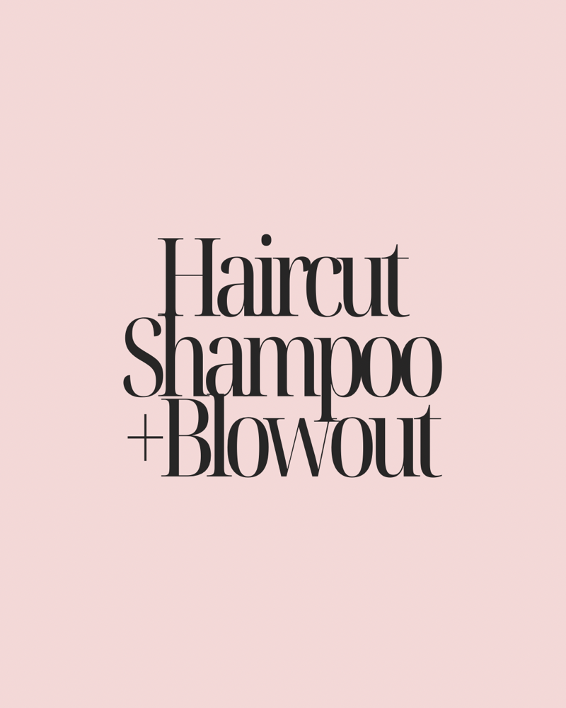 Haircut Shampoo+Blowout