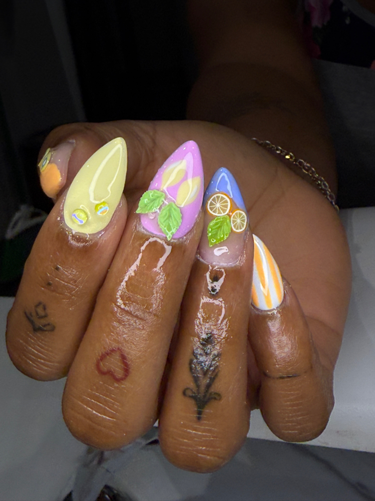 Short Acrylic Fill