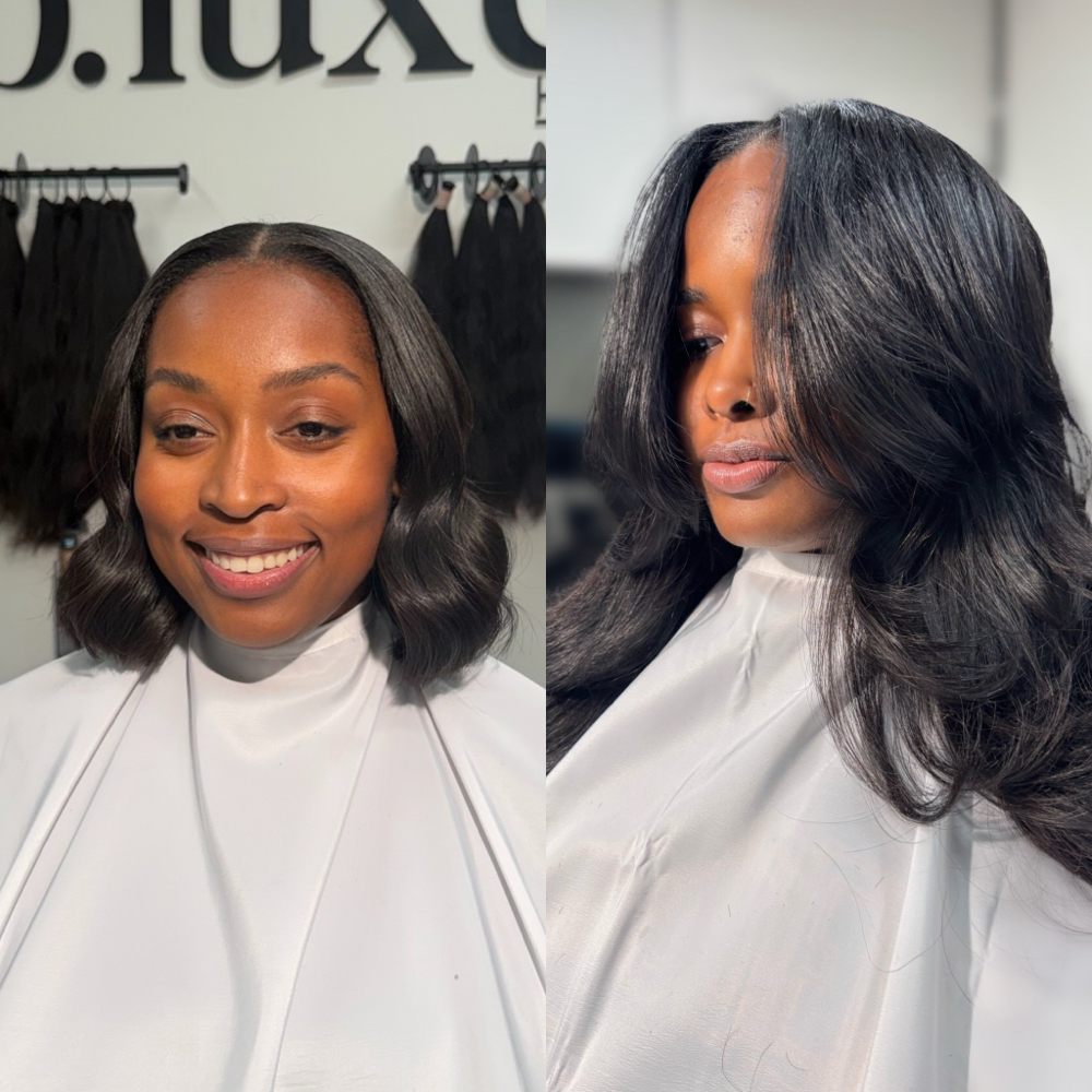 Quick Weave w/ Leave Out at B Luxe Hair Co. in Dallas, TX