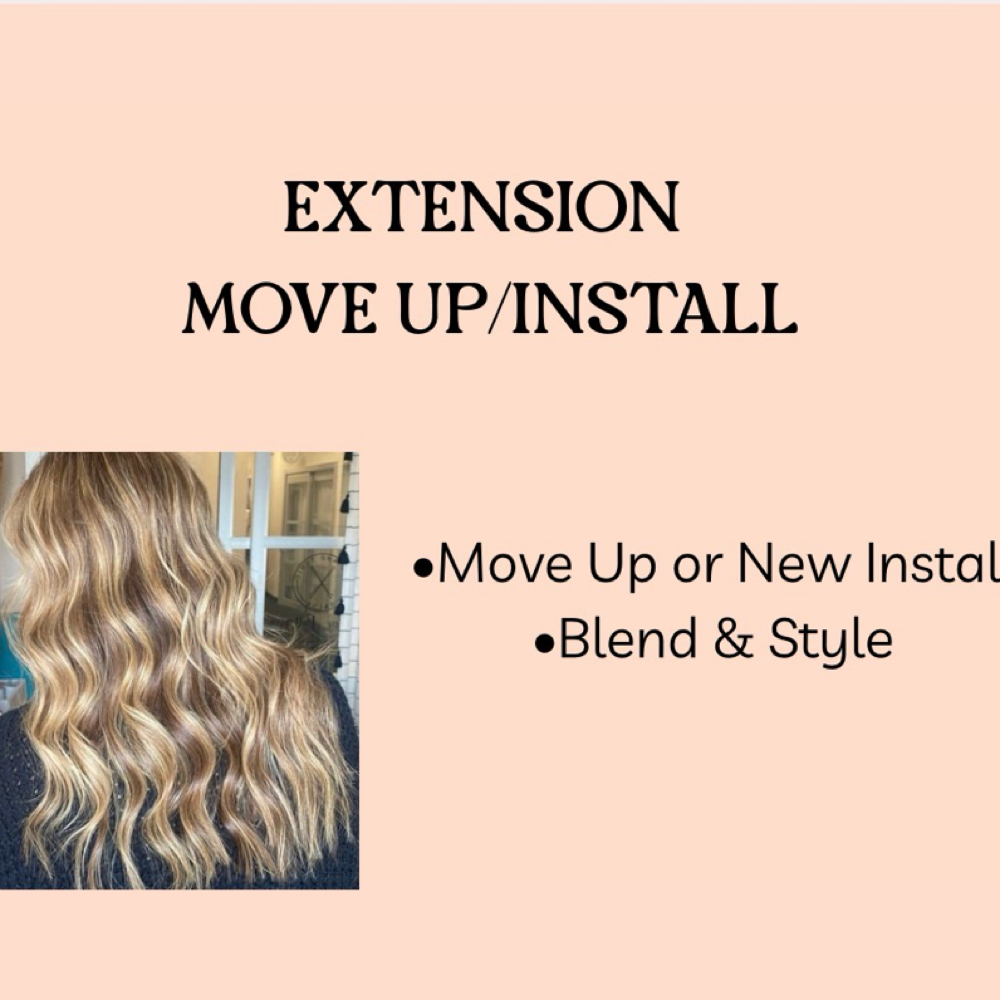 EXTENSIONS: BUTTERFLY MOVEUP/INSTAL at Pin And Tonic Salon in Fort Mill, SC