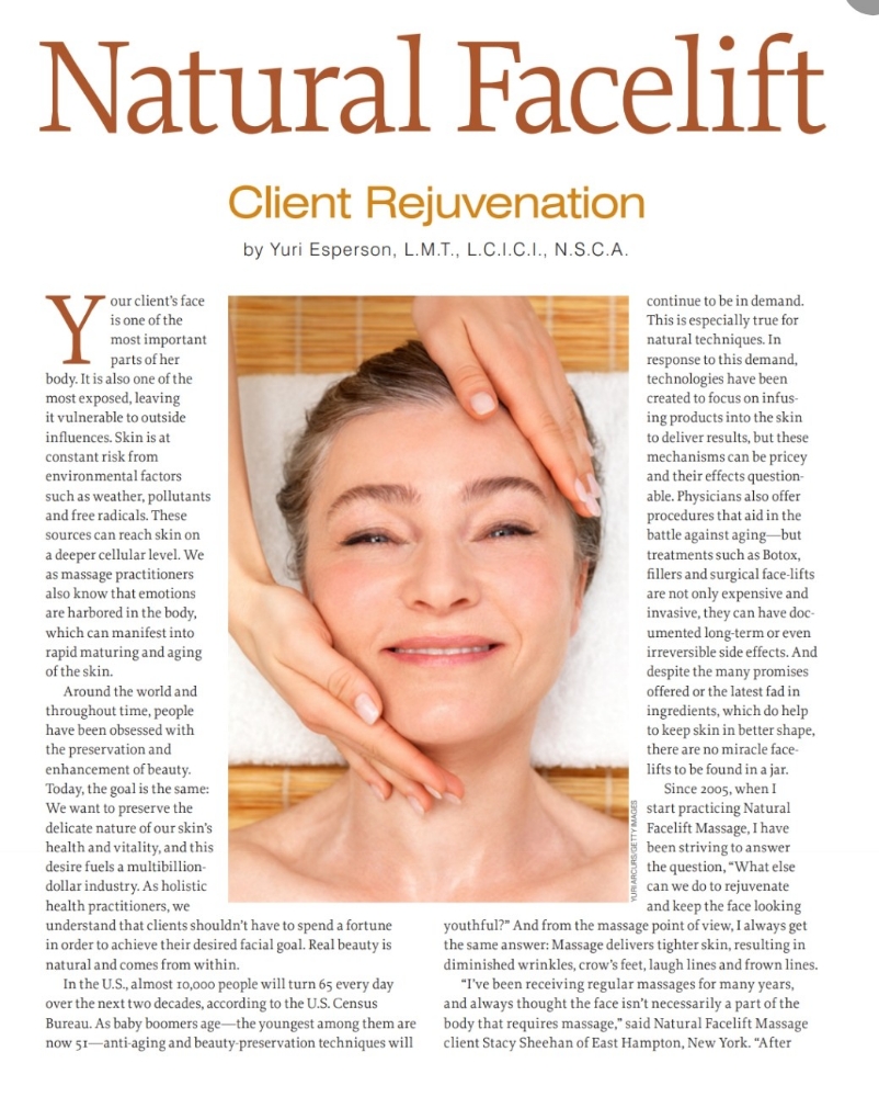 Facial Lymphatic Drainage Massage