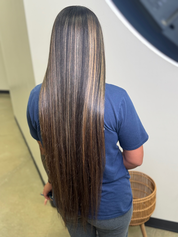 All Over Color With Highlights