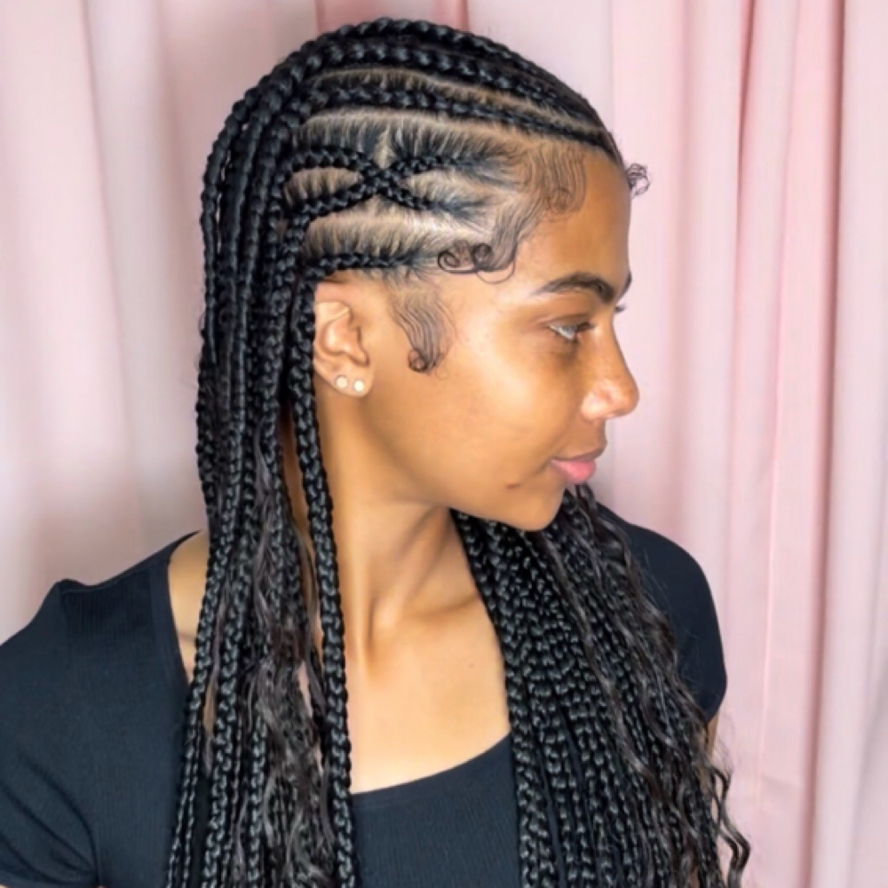 Half Up Half Down at KNOT CULTURE by J in Lemon Grove, CA