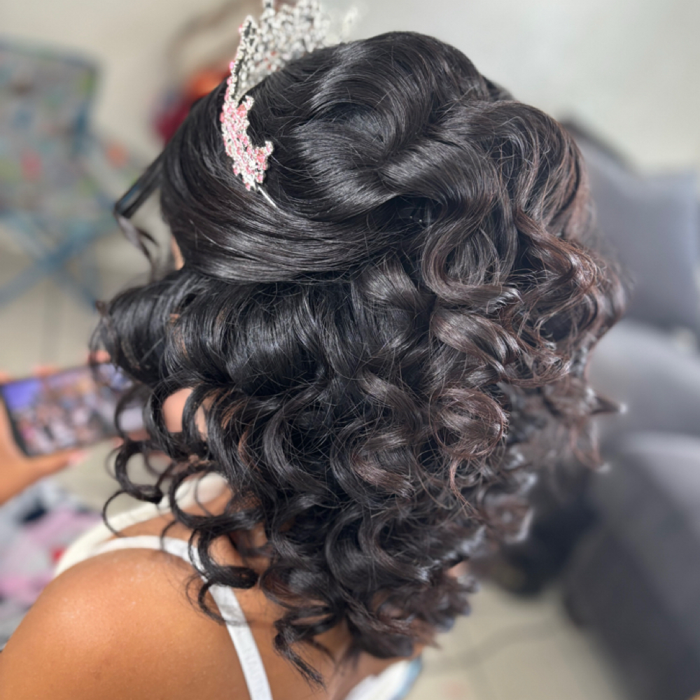 Hairstyle/Updo at Melli Beauty Studio in Vista, CA