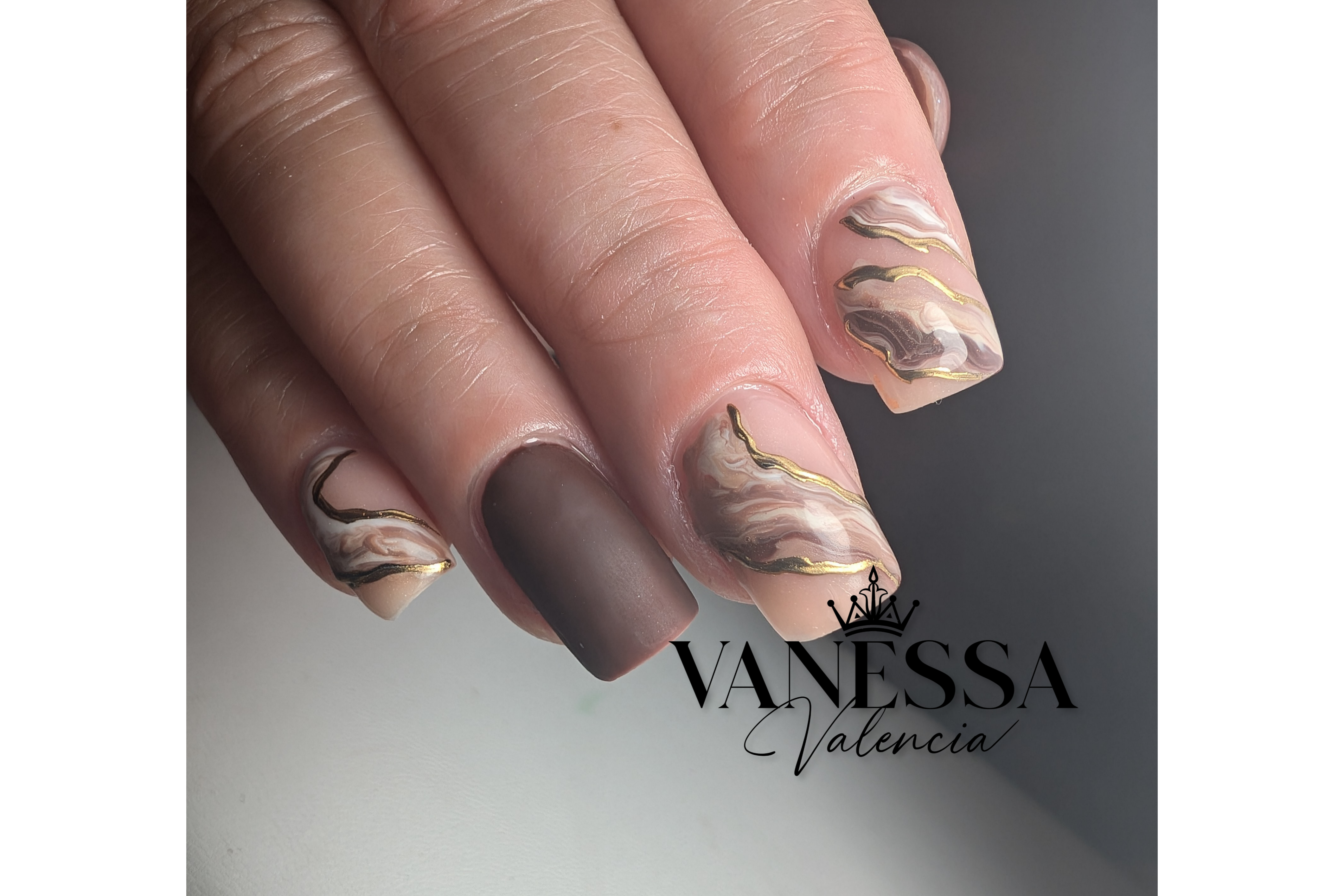 Full Set Acrylic Short at Vanne Valencia Nails in plattsburgh, NY