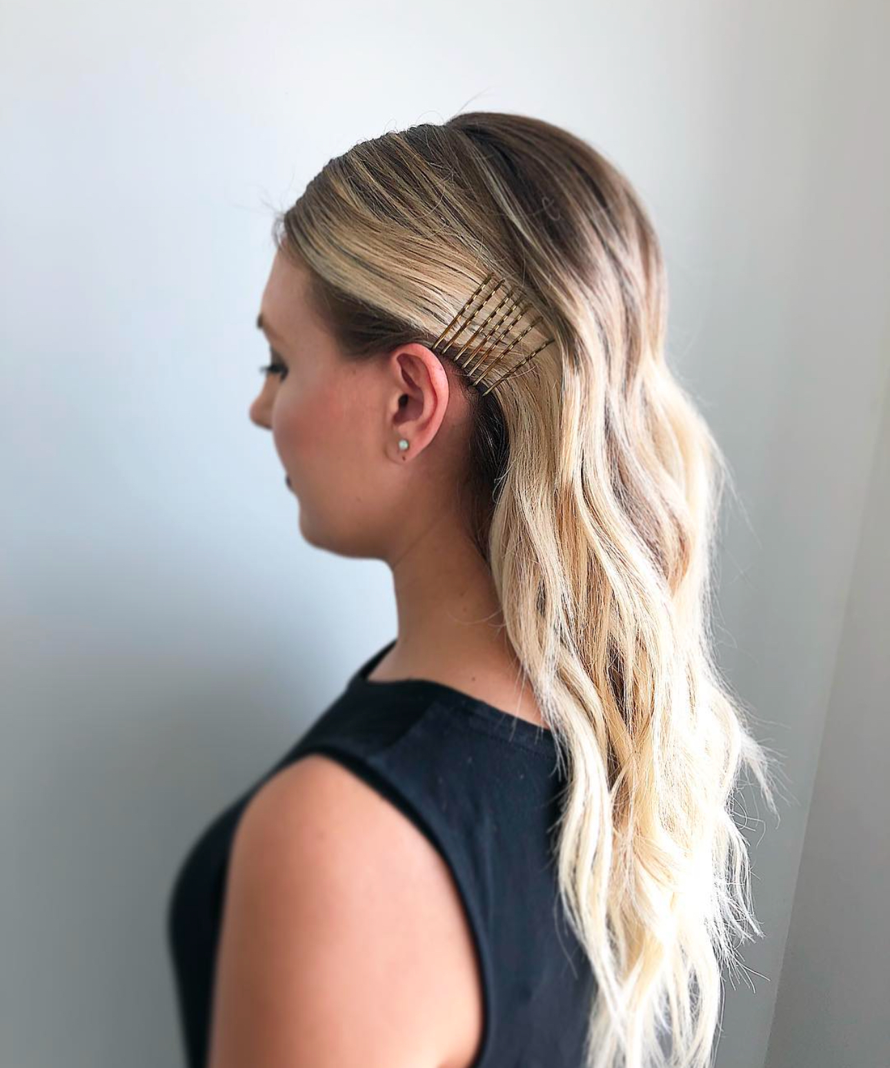 Blowout w/ heat styling