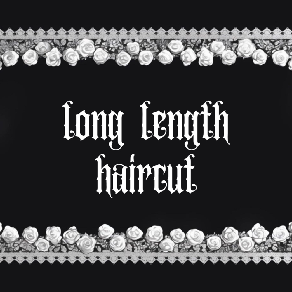 long length haircut at Shearly ✦ Departed in Hanford, CA