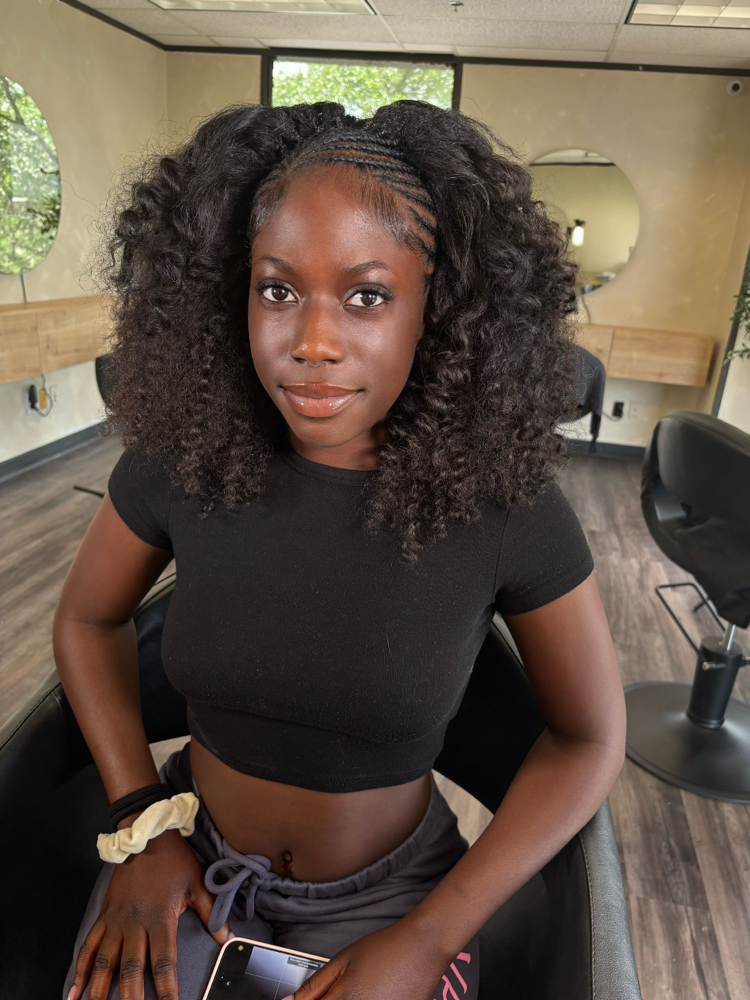 Quick Weave With Updo $150