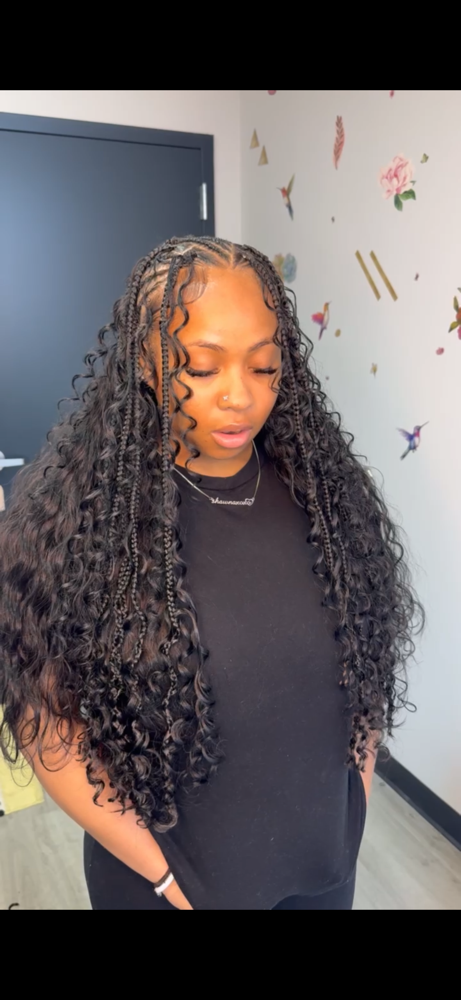 Half Braids & Quick Weave🌹