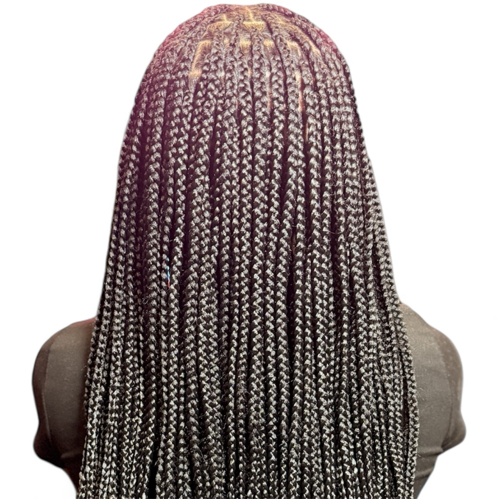 Small Knotless Box Braids