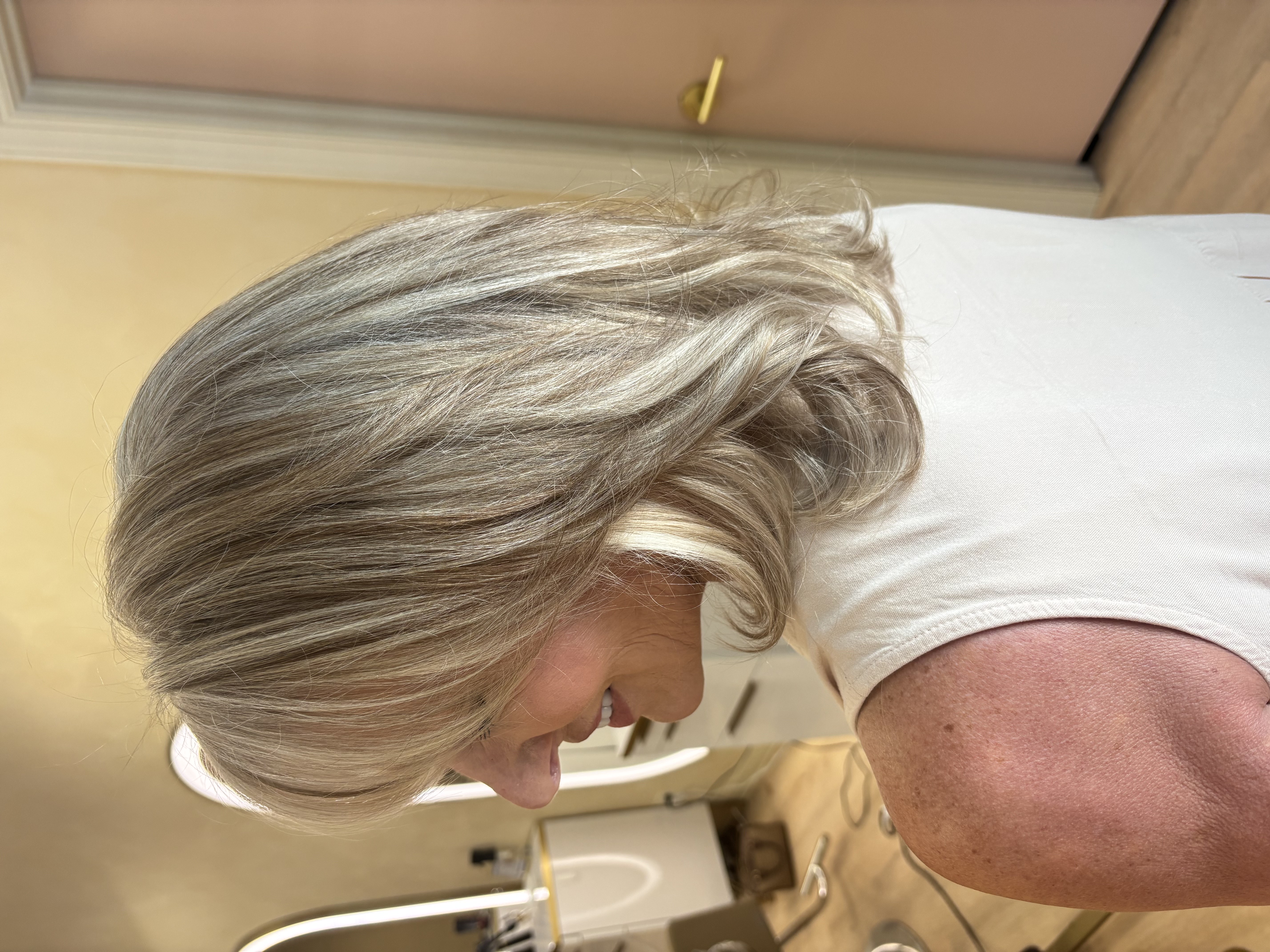 Partial Blonding + Haircut