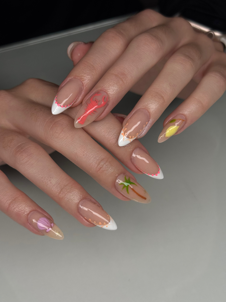 Medium Acrylic 🤍 at ryleenailedit in Cape Coral, FL