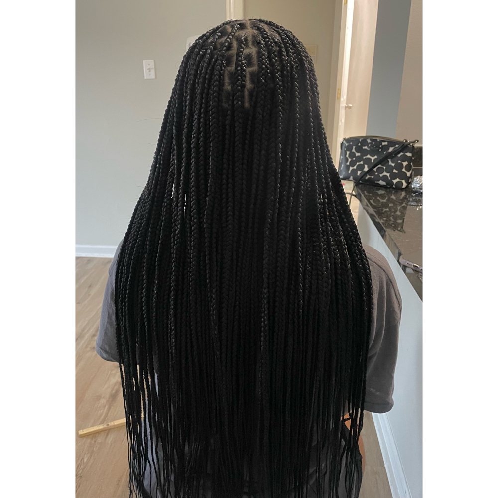 Small Knotless Braids