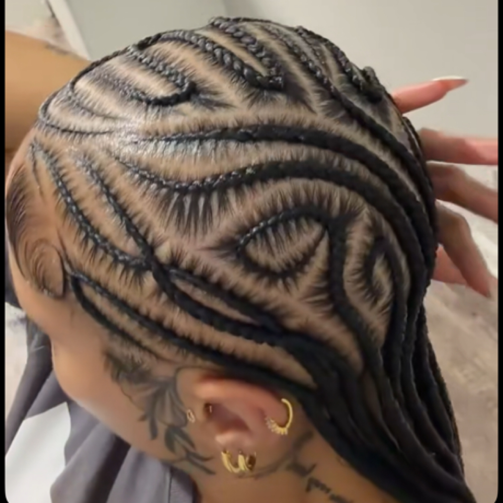 Design Feed-in Braids at Jay’s Fades & Braids in Fort Scott, KS