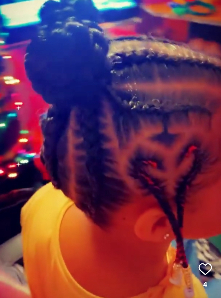 Ponytail braids (8-14)