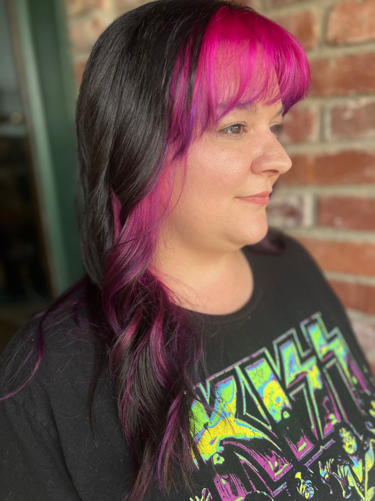 Peek-a-boo at Hair by Melanie Y. in Muskogee, OK