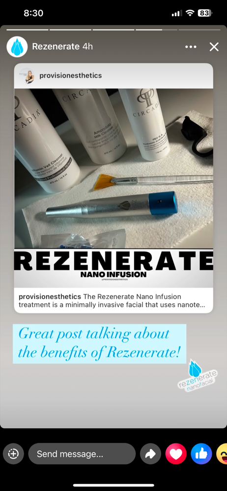 Nano Facial Rezenerate with LED at It Is Well…A Beauty Spa in Niceville, FL