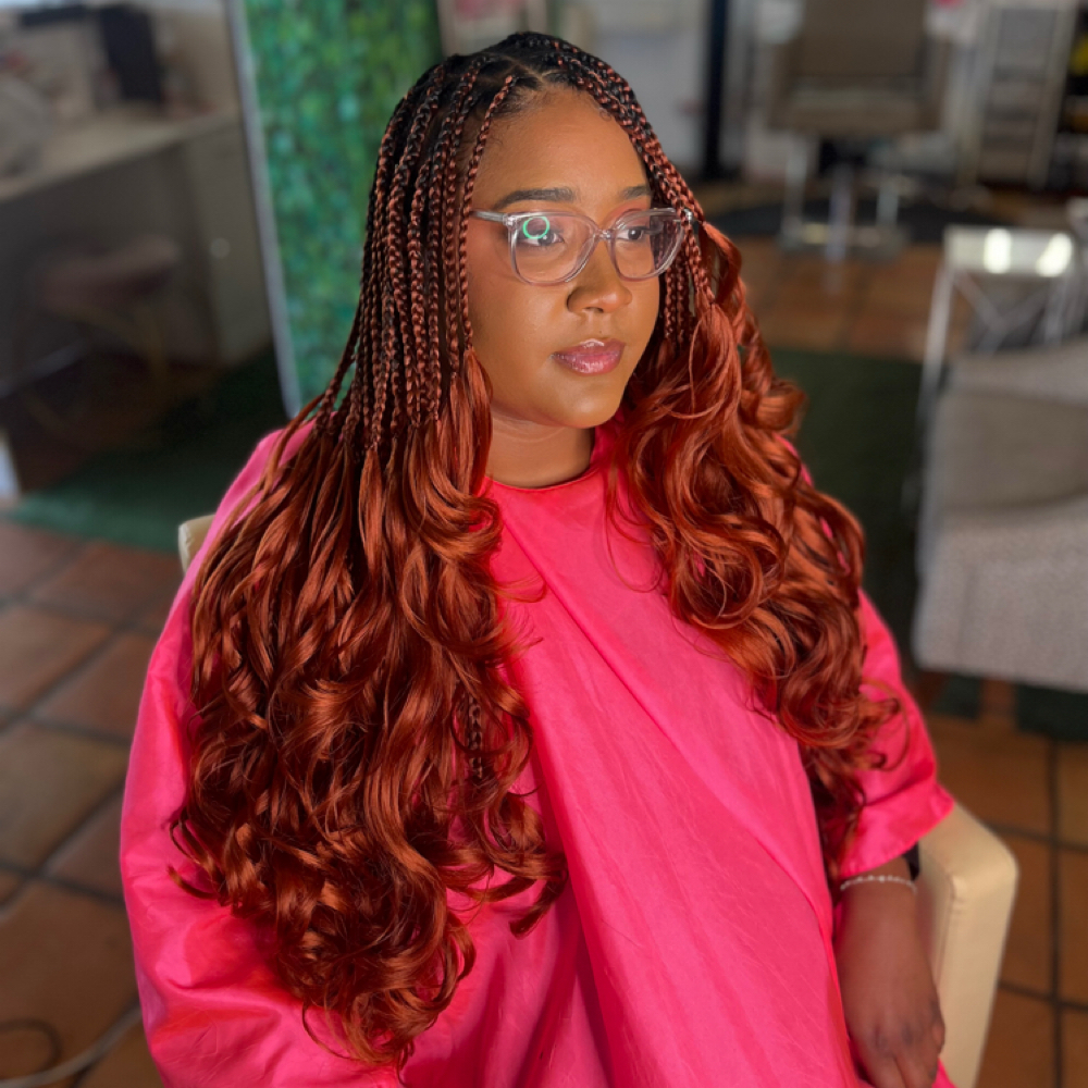 French Curl Braids at Cincerity Co in Seattle, WA