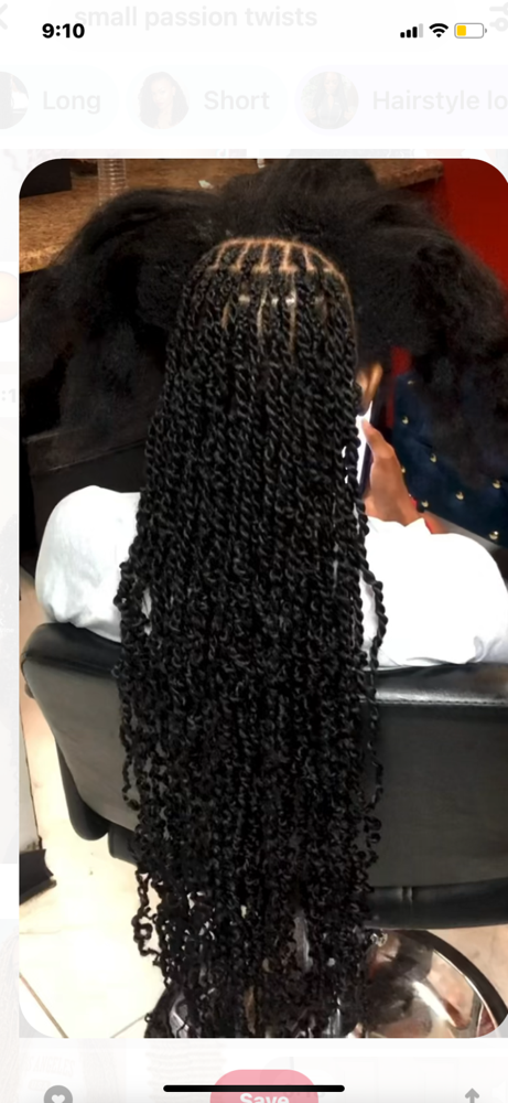 Small Passion Twist at Myrathestylist in Philadelphia, PA
