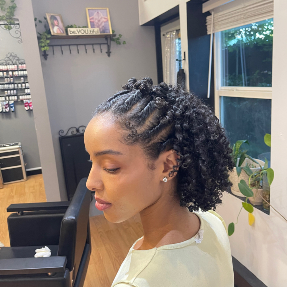Bantu Knots at RESTORA in Lynnwood, WA