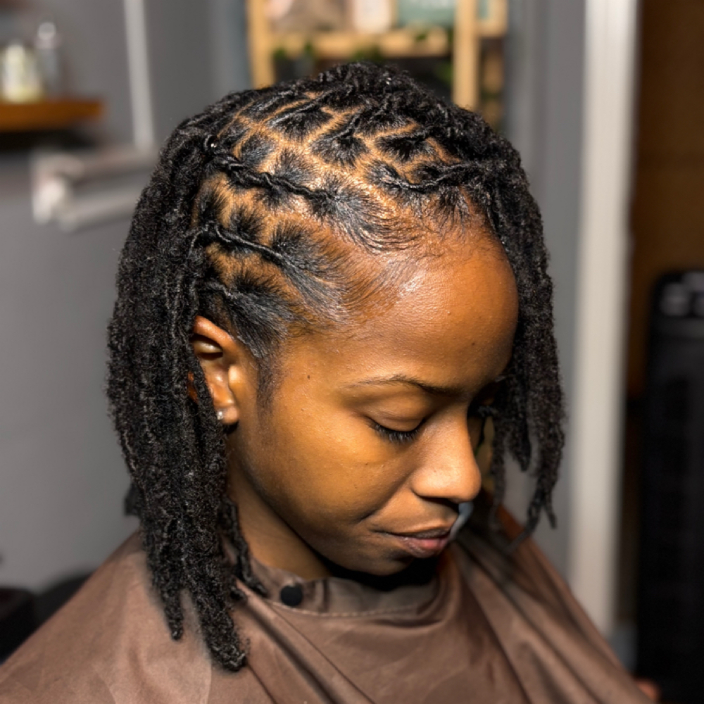 Retwist Simple Style-NOT Two Strand at BU Beauty Hair Studio in Riverview, FL