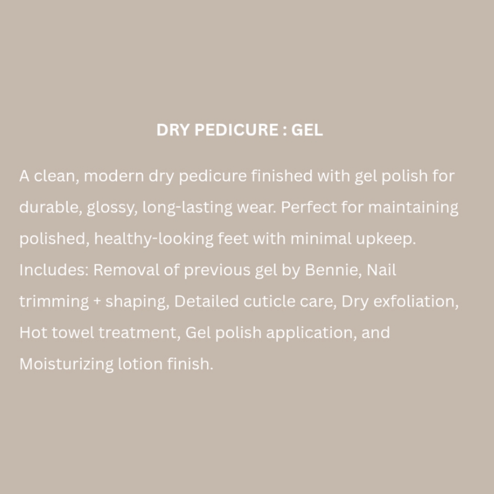 Dry Pedicure : Gel at Mani by Bennie in Burnsville, MN