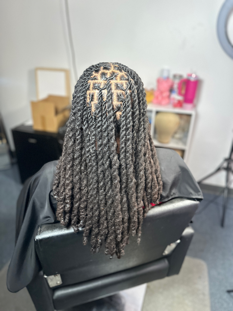 Loc Retwist & Two Strand