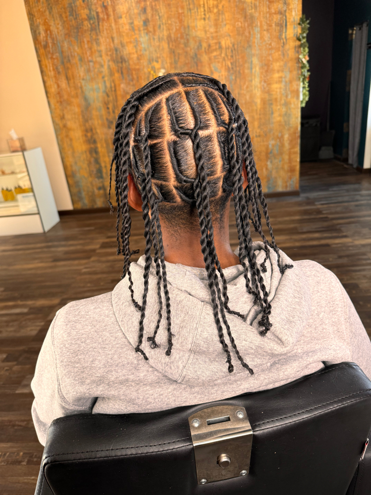 Men Braids Full Head