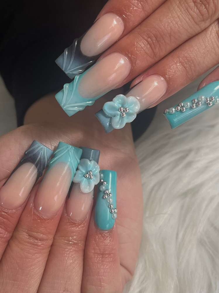 Long Full Set at MacNificentNails in Cheyenne, WY