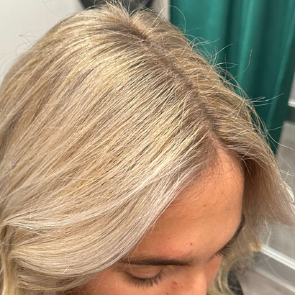 Partial Highlight + Style at EVERROOT Hair Studio in Austin, TX