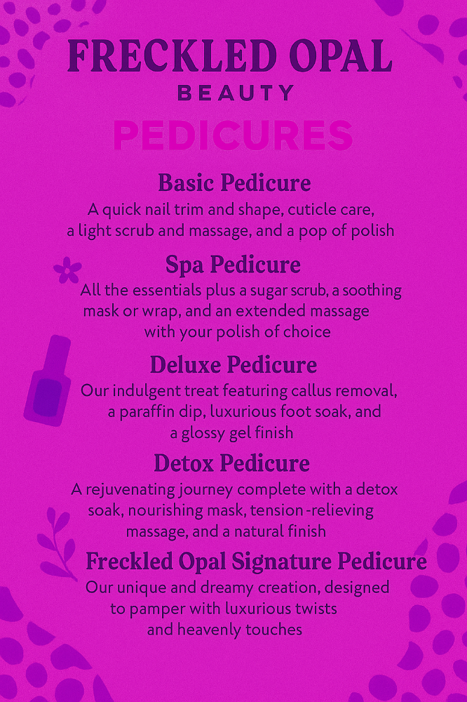 Pedicure Options