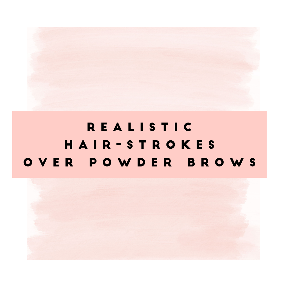 Nano Brows Over Existing Powder
