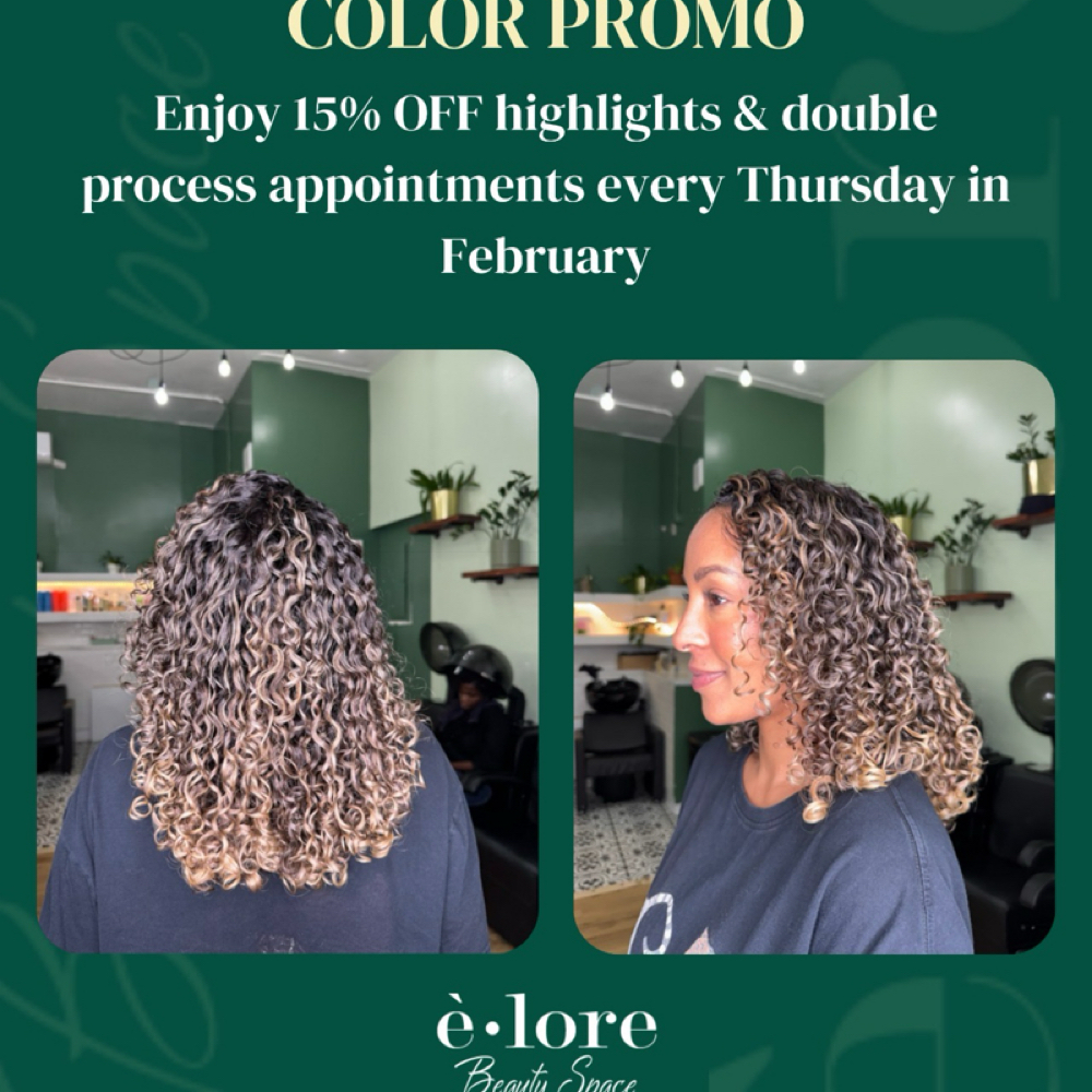 Double Process at Elore Beauty Space / Natural Hair Salon in New York, NY