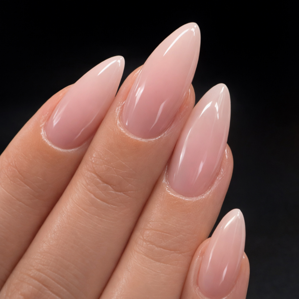 Hard Gel (builder Gel) Overlay Mani at Sweet Rose Nails in Temecula, CA