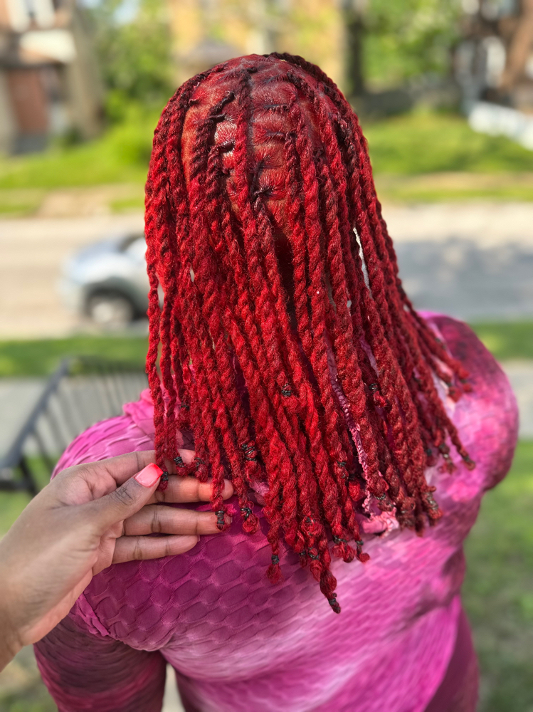Woman Retwist & Ropes ✨(med) at LoccsByDerra in Saint Louis, MO