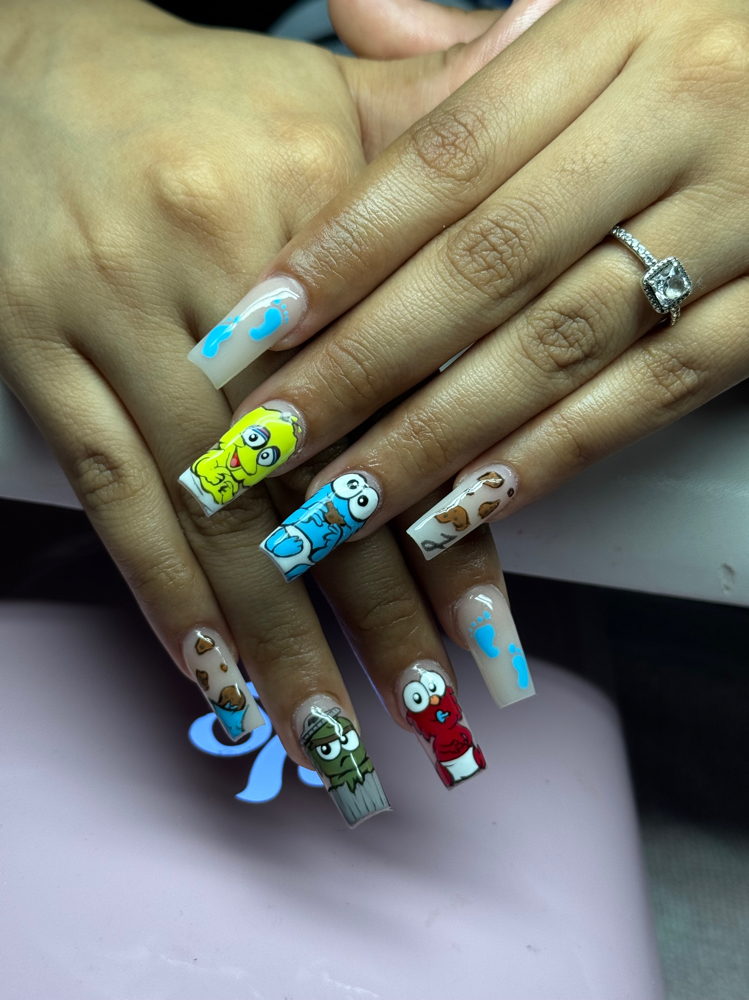 Custom Animated Nails