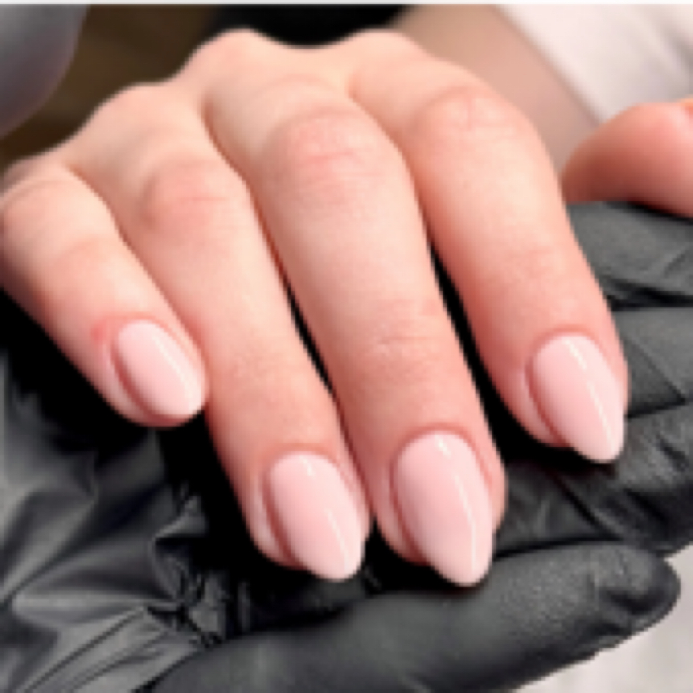 Russian Builder Gel Mani  (Short) at 7 1 8 Beauty Bar in Hoboken, NJ